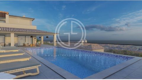 Luxury, five bedroom villa, currently under construction, located in Santa Barbara de Nexe. Some of the many exciting features include: Top quality materials to be used in villa include: windows in white lacquered aluminium-with double glazing and el...