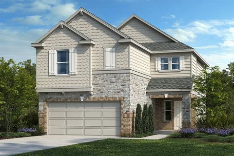 KB HOME UNDER CONSTRUCTION - Welcome home to 22838 Wolfshire Way located in Bauer Meadows and zoned to Waller ISD! This floor plan features 3 bedrooms, 2 full baths, 1 half bath and an attached 2-car garage. Additional features include breakfast bar ...