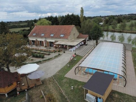 Propriété à vendre SAINT HILAIRE ( allier) comprenant une maison et un gite sur un parc de 23433 m²