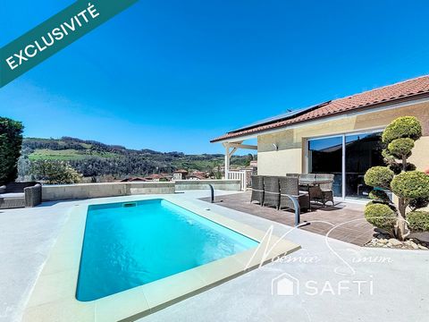 Maison 4 chambres, piscine, vue exceptionnelle!