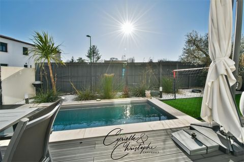Dpt Hérault (34), à vendre Saint-Martin de Londres, villa moderne T5 de 138m² sur 288m² de terrain avec terrasse composite et piscine