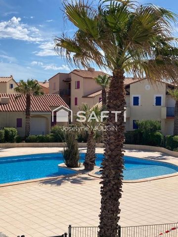Leucate, grand appartement avec 2 chambres plus mezzanine, terrasses.