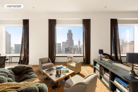 432 Park Avenue, 52B 2 Bedroom 2.5 Bathroom Renowned designer Waldo Fernandez has artfully crafted the interiors, accentuating the spaciousness of this 2-bedroom gem. Carefully curated, this 2,224-square-foot apartment maximizes the stunning southern...