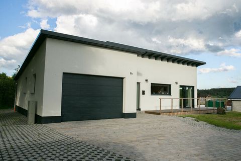 Modern, detached holiday home with inviting, cozy furnishings in the Thuringian Rhön. For hiking enthusiasts and nature lovers.