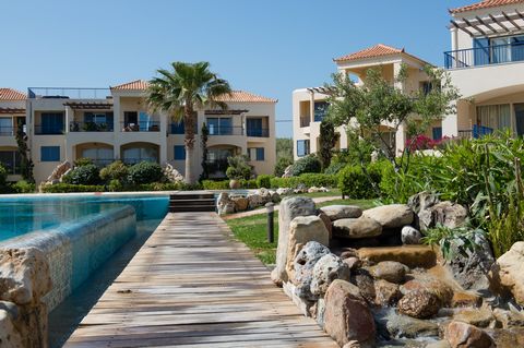 Aphrodite Beachfront Apartment 103 is located west of Crete in the region of Chania, only 15 minutes from the city of Chania and the Leptos Panorama Hotel . It is part of the internationally awarded project ‘Aphrodite’ and is set on a sea front locat...