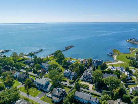 Explore the serene beauty of coastal living in this beautifully crafted New England home situated in the heart of Old Greenwich's waterfront district, close to shops and restaurants in the village. This residence offers a unique blend of traditional ...