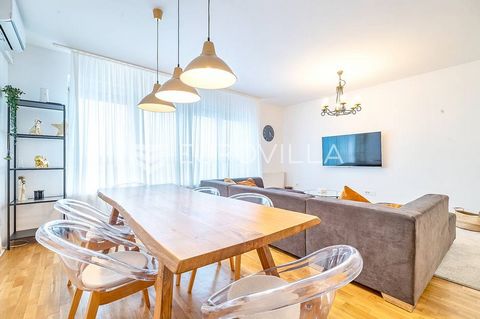 Zagreb, Črnomerec, a beautiful luxurious three-room apartment S3 located on the first floor, which will satisfy all your needs for a comfortable and quality living space. This beautiful luxuriously furnished apartment covers a total area of 72 square...