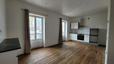-> Historic heart of Brive-la-Gaillarde (19100) -> View of the roofs of the city center and the Collegiate Church -> At the foot of all AMENITIES -> T3 apartment of 52sqm with parquet floors and old fireplaces -> IN PERFECT CONDITION -> ON THE TOP FL...