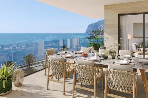 Imagine living in an idyllic setting of 37,000 sqm by the water's edge, with 250 meters of oceanfront, literally perched upon Funchal's most famous pebble and black sand beach, Praia Formosa. In the heart of this paradise, two majestic buildings rise...