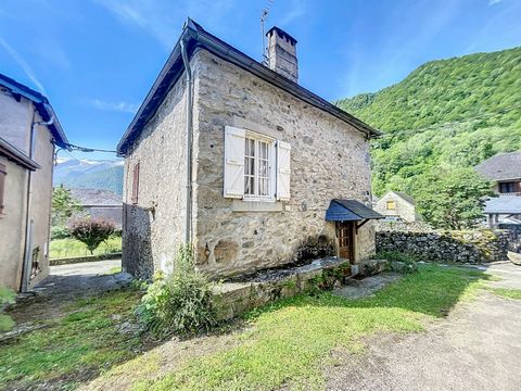 Located in the heart of a mountain village, close to the popular hiking departures of the Couserans and the ski resort of Guzet, this house offers on the ground floor a living room with a fitted kitchen area. On the first floor, a landing leads to a ...