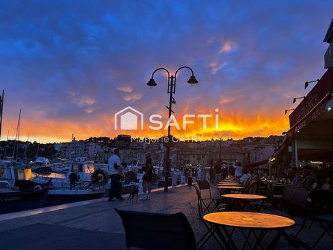 vend appartement d'exception sur le port de Cassis