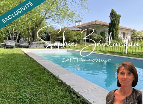 MAISON INDIVIDUELLE PLAIN PIED SANS VIS A VIS ET NON MITOYENNE AVEC SOUS SOL TOTAL ET PISCINE