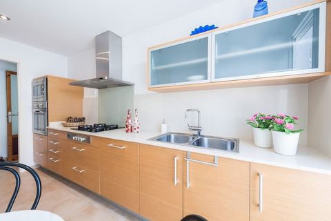 The beautiful and nice exterior area offers a fantastic feeling of peace thanks to the two great terraces -which are very well furnished either to have breakfast in the morning or for a delicious dinner outdoors in the evening-, and to the little law...