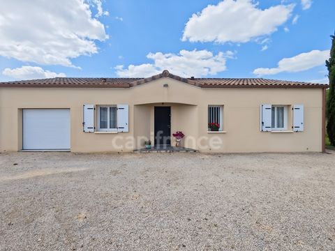 Maison T4 plain-pied 86 m² avec garage et terrain Mouleydier (24)