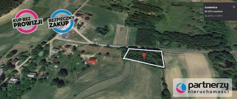 PLOT 2 100 m2 WITH A SMALL POND AN ASPHALT ROAD LEADS DIRECTLY TO THE PLOT AGROFORESTRY PLOT WHERE IT IS ALLOWED TO BUILD facilities related to forest management LOCATION The plot is located in the village of Łosienice in the Pomeranian Voivodeship, ...