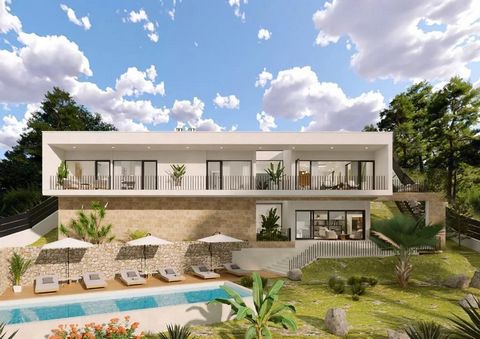 Modern villa under construction in Costa de la Calma. This house can be delivered in the first half of the year 2024. It is being built on a sloping plot bordering a green zone. You will enjoy nice views to the pine trees and the mountains. Cars are ...