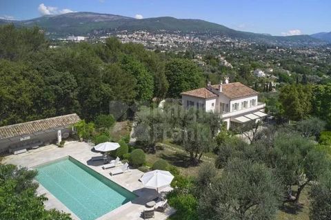 An elegant, former perfumer's mansion sitting in a peaceful location amidst an ancient olive grove in the French Riviera countryside, within easy reach of the centre of Grasse, the international capital of perfume and just 10 minutes from Mougins. Th...