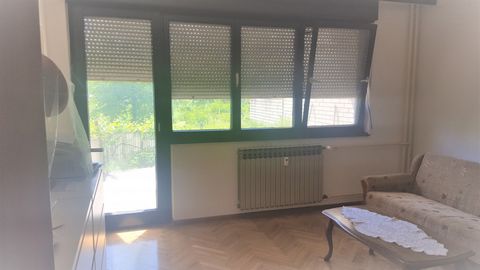 Fully furnished 1-bedroom apartment in first floor. It is located in wider center of Zagreb, in the second zone, a 35-minute walk from Ban Jelačić Square. Close to market, shops, cafes, pharmacies,... The apartment has public parking space next to bu...