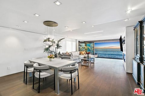 Ocean-front luxury home for sale in Malibu. 20532 Pacific Coast Highway is a recently renovated designer-done oceanfront retreat in Malibu. This two-bedroom, three-bathroom home embodies Southern California's indoor-outdoor coastal lifestyle, with st...