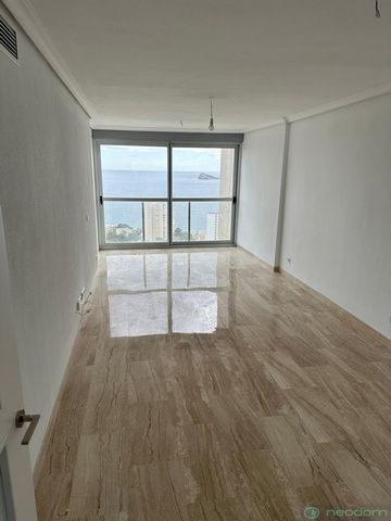 Located in Alicante. Newly renovated accommodation with stunning sea views. The apartment has two spacious bedrooms, two modern bathrooms, a garage and a storage room. The complex has beautiful communal areas: a swimming pool, a playground, a tennis ...