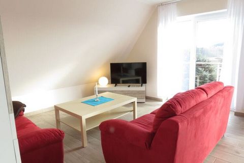 The spacious and bright holiday apartment on the 1st floor is the ideal place for quiet and relaxing holidays. The holiday apartment has a combined living and dining area, an open kitchen, a bathroom and two bedrooms. From the large south-facing balc...