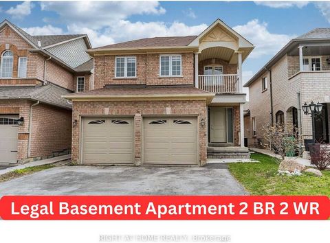 Introducing this stunning 4 bedroom (2 Primary Bedroom), 6 washroom detached home with 2 Bedroom Legal Basement with sept entrance. Main floor features dining room, living room, family room with fireplace, and Pot lights illuminate the Area. Upgraded...