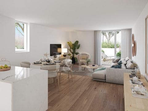 One-bedroom apartment of 69 sqm located in the Cascais Terraces development. This apartment has a large living room of 28 sqm, a kitchen of 7 sqm, a bedroom and a complete bathroom. Pleasant 17 sqm terrace opposite the living area. 1 parking space. C...