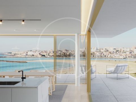 T3 com 2 varandas inserido no novo condomínio Douro Atlantico III que se localiza junto à Marginal do Canidelo muito perto da praia. Este apartamento com uma área total de 145,2 m2 distribui-se por 1 espaçosa sala , 1 cozinha com lavandaria, 3 quarto...
