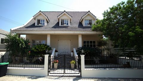 Spacious 5-bedroom house situated in the desirable neighborhood of Trachoni in Limassol. This beautiful house over a 3 floors sits on a 546sqm plot with covered area of 267 sqm. The open plan first floor seamlessly connects the veranda with natural O...