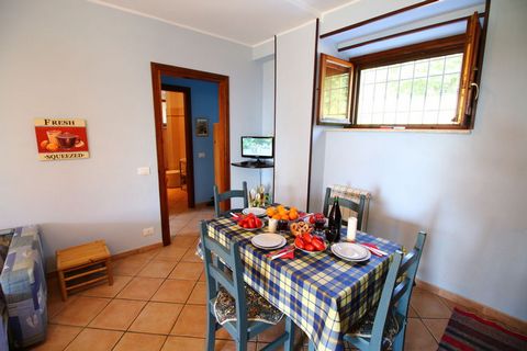 Located in Casperia, this luxurious farmhouse features 1 bedroom for 4 people. Suitable for friends or families, guests can take a dip in the swimming pool at this pet-friendly property. You can go hiking in the forest nearby, 1 km away. If you wish ...
