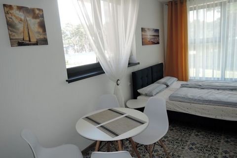 A comfortable holiday apartment in Mrzeżyno enjoys a unique location right next to the sandy beaches, surrounded by lush forests, which makes it an ideal place for relaxation, rest and regeneration. Located in the heart of the resort, it is an excell...