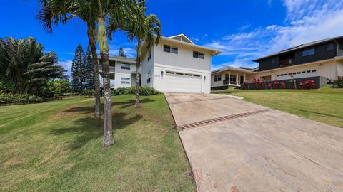 Luxurious Coastal Living in Kalaheo: A Rare Gem on the Garden Isle PANORAMIC OCEAN VIEWS and RAINBOWS!!! Nestled in the Kakela Makai OceanView subdivision in Kalaheo, Kauai. This custom-built residence offers unparalleled views of the South Coast, fr...