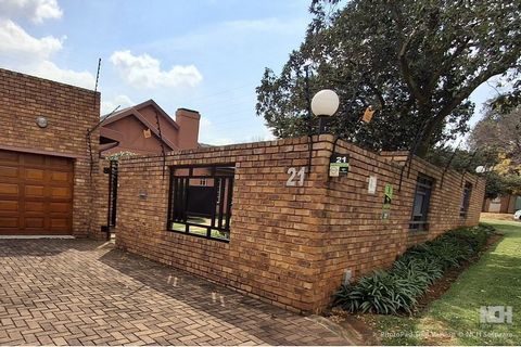 This delightful family home is situated on a corner stand in the sought after boomed off suburb of Harmelia. An automated gate and double garage are first visible from the street. A large  face brick wall surrounding the property and a lush garden. M...