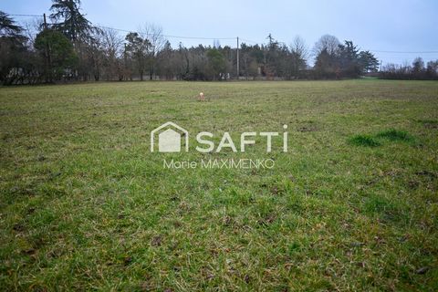 Terrain constructible de 673m² aux portes de Niort