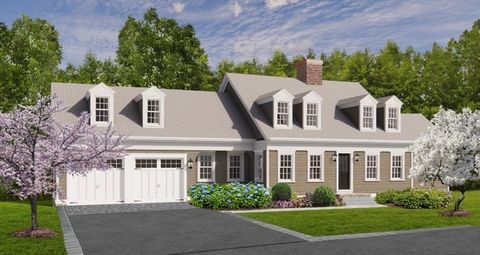New, expansive Cape Cod-style home designed in the iconic style of Royal Barry Wills. Character and charm abound inside and out from the gorgeous custom millwork and abundant built-ins to the natural Nantucket-gray cedar shingles and aged brick chimn...