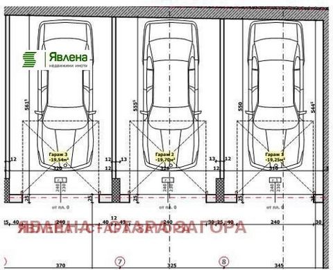 Yavlena verkauft eine Tiefgarage mit einer sehr bequemen Anfahrt.