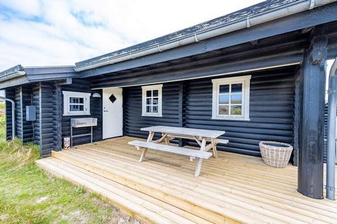 On the most beautiful plot in Henne Strand with the most beautiful view over the area is a really charming cottage. The cottage appears very lifelike, as it is built in beams, which gives the cottage a completely unique look and thus a really cozy at...