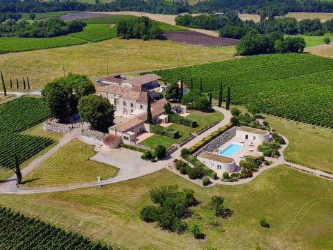 Magnificent 17th-century château with fantastic views in the heart of a 33-hectare estate, comprising a caretaker's cottage, 3 beautifully presented guest annexes, additional annexes to be developed for your own use/needs, multiple vineyards and agri...