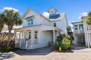 Seagrove Bliss-South of 30A! Welcome to this blank canvas, waiting on you to add your amazing furnishings-upgrades galore! Nestled on a private culdesac in the pristine Cottages of Eastern Lake neighborhood, this enchanting 4/4.5 plus 4 twin bed bunk...