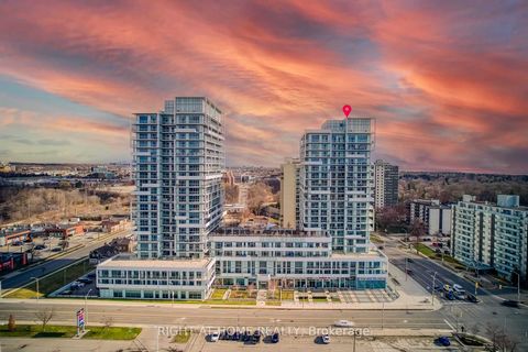 Welcome to a beautiful sun-filled 2 Bedroom + Den luxury condo with 2 full baths in Prestigious Kerr Village in Oakville! Big balcony, floor-to-ceiling windows, great layout with soaring 9ft ceilings, and upgraded finishes make this condo a perfect p...