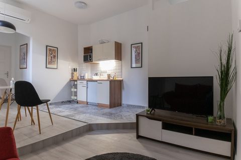 Si vous venez à Budapest et que vous cherchez un endroit confortable et moderne pour séjourner, choisissez cet appartement de 48 m2 avec une chambre et demie dans le quartier de Corvin ! L'appartement est entièrement équipé et meublé, vous n'aurez do...
