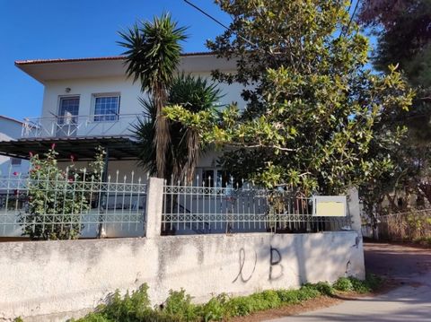 House with sea views for sale in Dilesi, Attica. House with an area of 200 sq.m. each floor is 100 sq.m., on a plot of 350 sq.m. Year of construction: 1994. Each floor is a separate apartment with a living room, kitchen, two bedrooms and a bathroom, ...