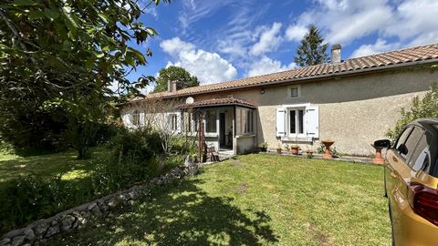 Longère style house to finish converting. Comprising a living room/kitchen, 2 bedrooms, a shower room, a bathroom. The attached barn could make a lovely extension (with the necessary permissions). Attached garage and metal shed in the garden ideal fo...
