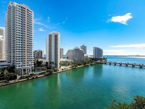 Stunning, 3 Bedroom South East Corner Unit in the coveted 01 Line of Icon Brickell Tower II with panoramic waterfront views of Biscayne Bay as far as the eye can see. Enjoy nearly 1,800 sq. ft. of luxury with water views from nearly every room, and t...