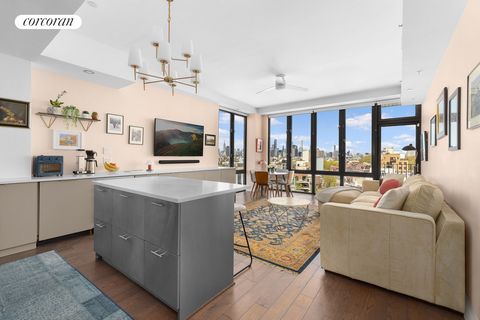 Welcome home to apartment #6 at 214 Richardson, a two bedroom, two bathroom home with two private outdoor spaces and endless views of the Manhattan & Brooklyn skyline! Perfectly perched in Williamsburg, Brooklyn, you will not believe the view when yo...