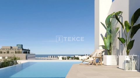 Apartamentos de luxo com magníficas vistas para o mar no centro de Alicante Os apartamentos estão localizados em Alicante, parte da região da Costa Blanca, na Espanha. A região é famosa pelo seu clima mediterrânico, magníficas praias e rica gastronom...