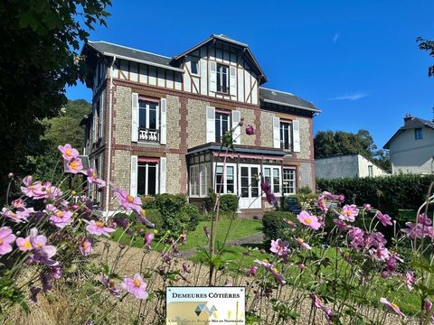 In the heart of ETRETAT, ideally located, villa full of charm built in the heart of a park of 1929 m2. You can only be seduced by the beautiful atmosphere of this property. A real family home, comfortable, welcoming, authentic while being up to date ...