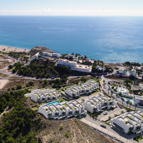 This complex with all services is located in a quiet residential area in Villajoyosa at only a few minutesâ walk from the beach The development consists of a total of 66 properties distributed on five terraced buildings that adapt to a slopped topogr...