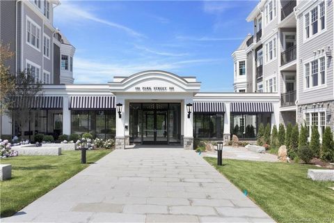 Experience a new vision of sophisticated single-level living at the Vue New Canaan, an exciting new premier luxury condominium community located in the heart of New Canaan. This exquisite sun-filled 3 Bedroom/3 Bath condo with den offers open city an...