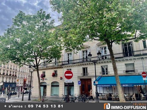 Mandate N°FRP161888: RUE DU FB POISSONIÈRE, 8 Rooms approximately 192 m2 including 9 room(s) - 5 bed-rooms, Sight: Saint Vincent de Paul Church. Built in 1900 - Additional equipment: Courtyard *, Balcony, digital code access, double glazing, elevator...